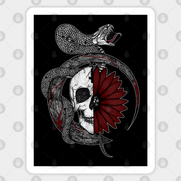 Death and Rebirth Magnet by InkPerspective